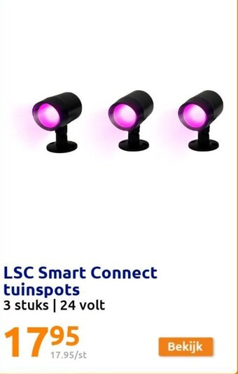 Action LSC smart connect tuinspots aanbieding
