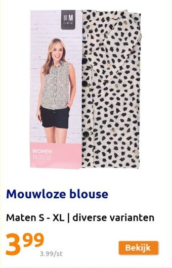 Action Mouwloze blouse aanbieding