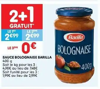 Sauce Bolognaise Barilla