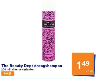 The beauty dept droogshampoo 200ml