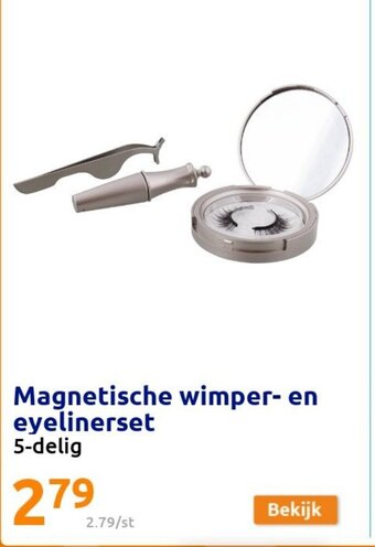 Action Magnetische wimper- en eyelinerset aanbieding