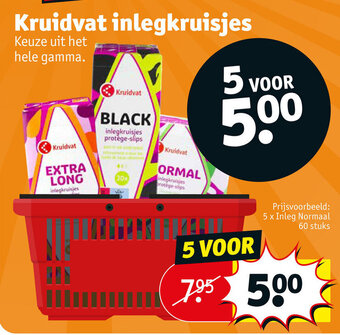 Kruidvat Inlegkruisjes aanbieding
