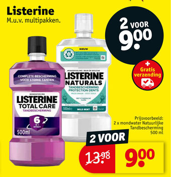 Kruidvat Listerine aanbieding
