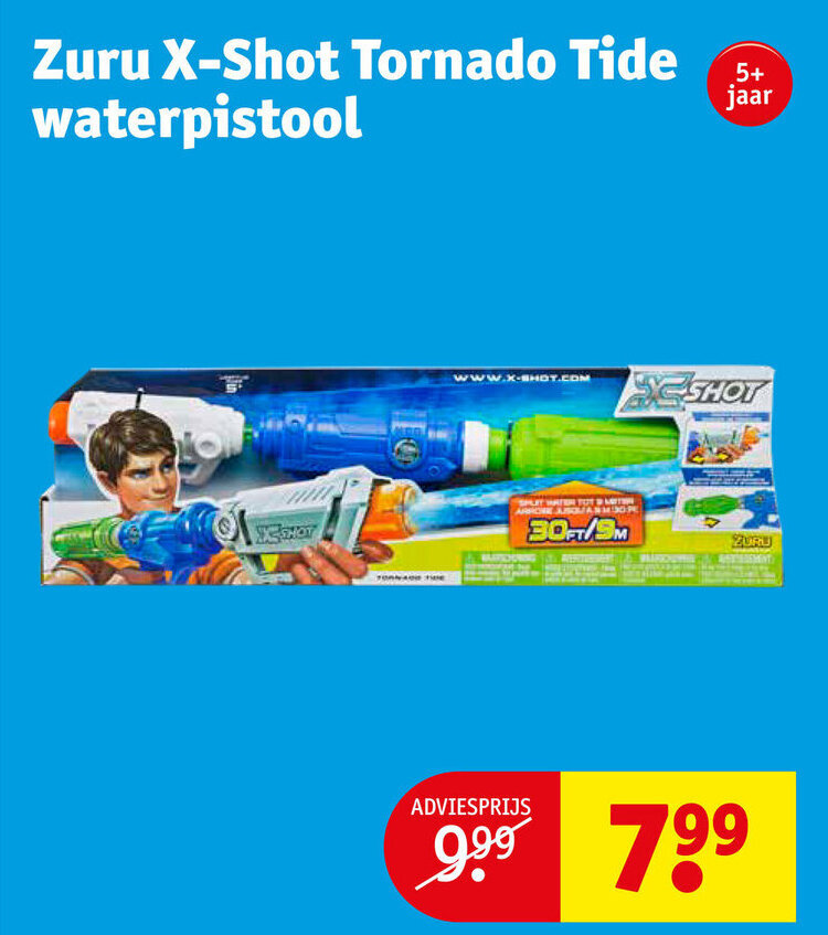 Zuru XShot Tornado Tide waterpistool promotie bij Kruidvat