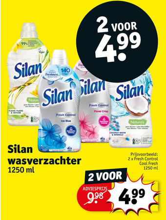 Kruidvat Silan wasverzachter aanbieding