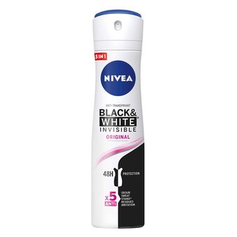 Delhaize Spray | Invisible For Black & White | Original | 150ml aanbieding