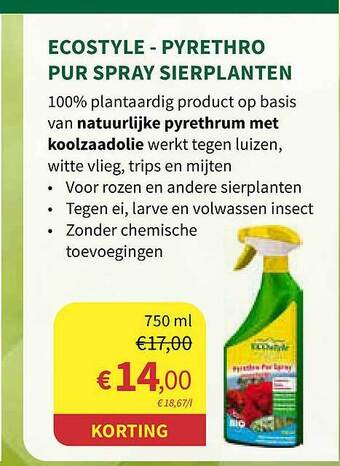 Ecostyle Pyrethro Pur Spray Sierplanten
