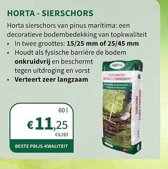 Horta Horta Sierschors aanbieding