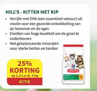 Horta Hill's - Kitten Met Kip aanbieding