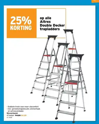 GAMMA Op alle altrex Double Decker trapladders aanbieding