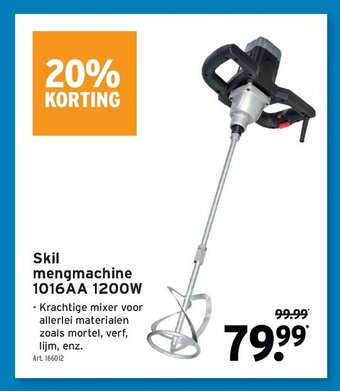 GAMMA Skil mengmachine 1016AA 1200W aanbieding