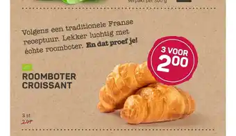 Roomboter Croissant 3 stuks