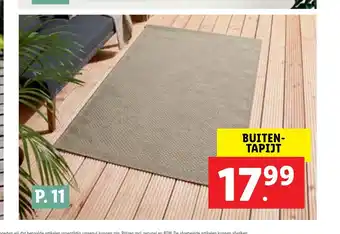 Buiten tapijt