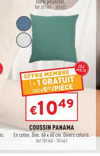 Coussin panama 60 x 60 cm