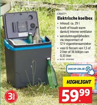 Lidl Elektrische koelbox aanbieding