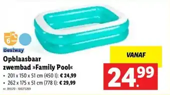 Lidl Opblaasbaar zwembad family pool aanbieding
