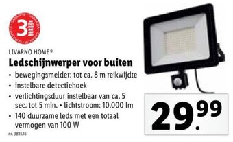 Lidl Ledschijnwerper voor buiten aanbieding