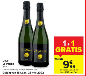 Carrefour Cava la pasion aanbieding
