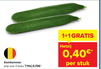 Carrefour Komkommer aanbieding
