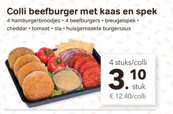 Bon Ap Colli beefburger met kaas en spek aanbieding