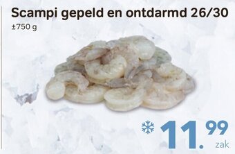 Bon Ap Scampi gepeld en ontdarmd 26/30 aanbieding