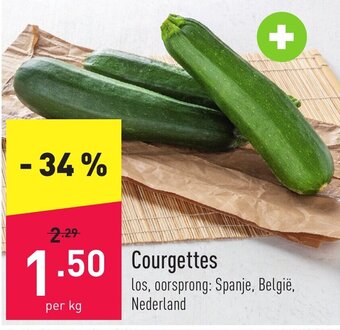 ALDI Courgettes aanbieding