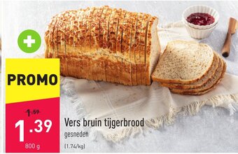 ALDI Vers bruin tijgerbrood 800g aanbieding