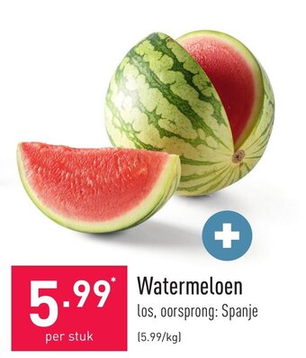ALDI Watermeloen aanbieding