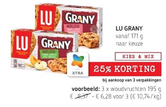 Spar Colruyt Lu Grany aanbieding