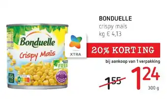 Spar Colruyt Bonduelle crispy mais aanbieding