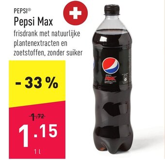 ALDI Pepsi max 1L aanbieding