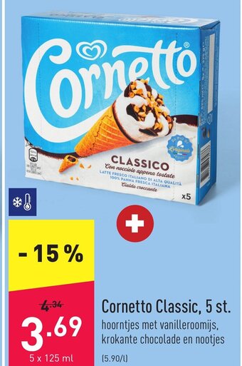 ALDI Cornetto classic, 5 st aanbieding