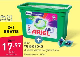 ALDI Ariel Waspods color aanbieding
