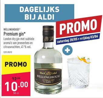 Wellinghouse Premium gin* 50 cl