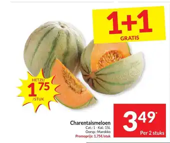 Intermarché Charentaismeloen 2 stuks aanbieding