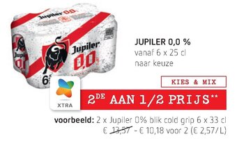 Spar Colruyt Jupiler 0,0% aanbieding