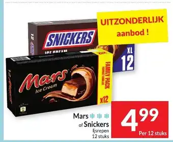 Mars of snickers 12 stuks
