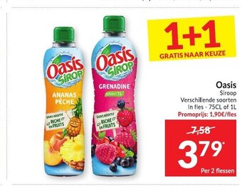 Intermarché Oasis Siroop aanbieding