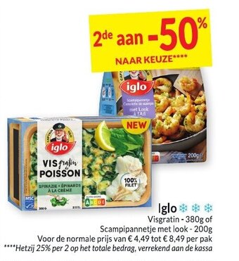 Intermarché Iglo aanbieding