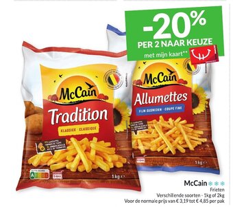 Intermarché Mccain frieten aanbieding