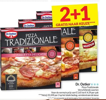 Intermarché Dr. oetker pizza tradizionale aanbieding
