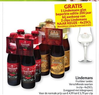 Lindemans 4x25 cl