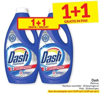 Intermarché Dash aanbieding