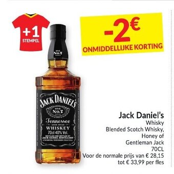 Intermarché Jack Daniel's aanbieding