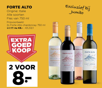 Jumbo Forte Alto 750 ml aanbieding
