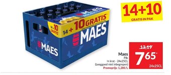 Intermarché Maes Pils aanbieding
