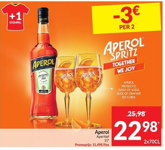 Intermarché Aperol aanbieding