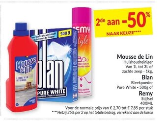 Mousse de Lin, Blan, Remy