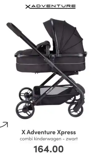 Baby & Tiener X adventure xpress combi kinderwagen -zwart aanbieding