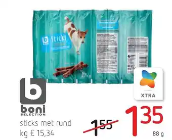 Spar Colruyt Boni sticks met rund aanbieding